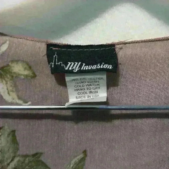 floral mauve shrug - Picture 2 of 3